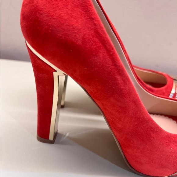 Made in Italy  MARINO FABIANI Red Heels Elegant Design - Picture 3 of 11